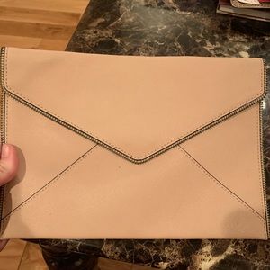 Rebecca Minkoff Nude Zipper Clutch